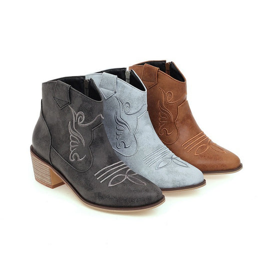 Western Chic Ankle Boot